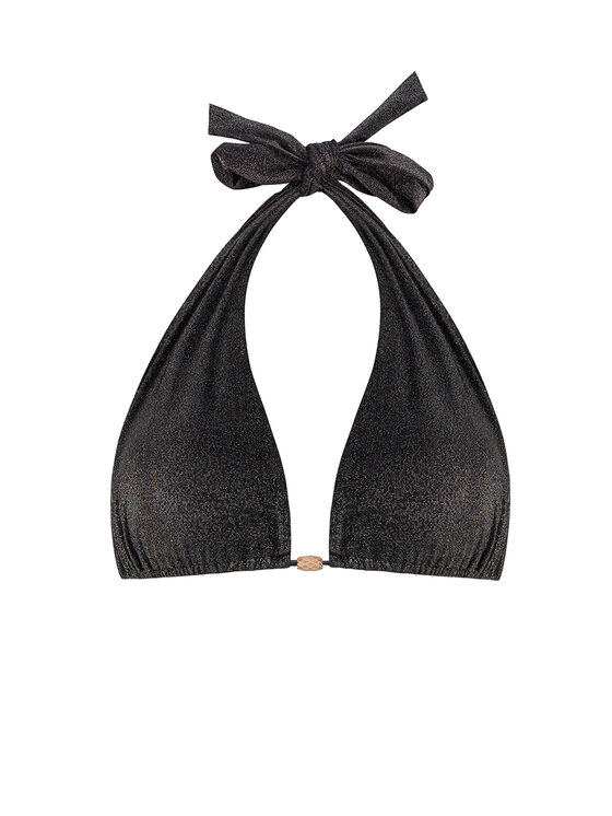 Miss Lou Miss Lou Bikini pezzo sopra G-LG1-CZ Nero