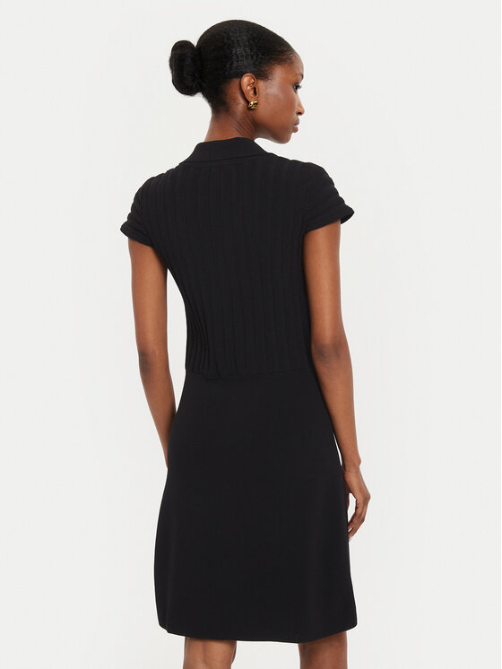 Morgan Morgan Pletena obleka 242-RMSIX Črna Slim Fit