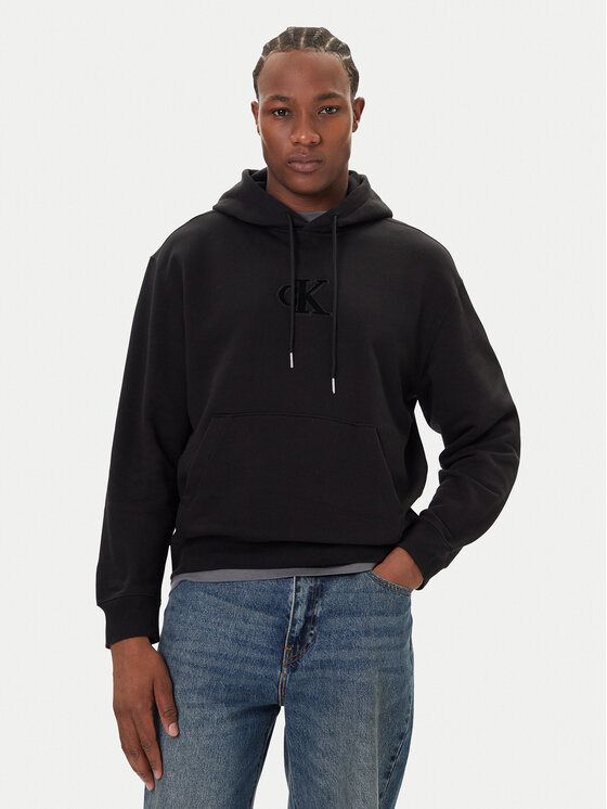 Calvin Klein Jeans Calvin Klein Jeans Суитшърт LV04RD250G Черен Regular Fit