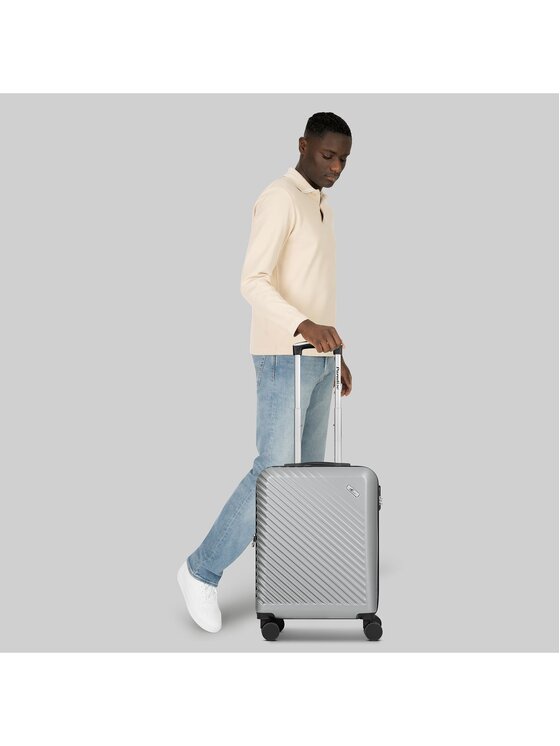 CHECK.IN CHECK.IN Walizka kabinowa 322828 Srebrny