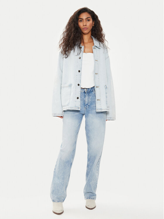 American Vintage American Vintage Джинсова куртка Joybird JOY16IE24 Голубий Relaxed Fit