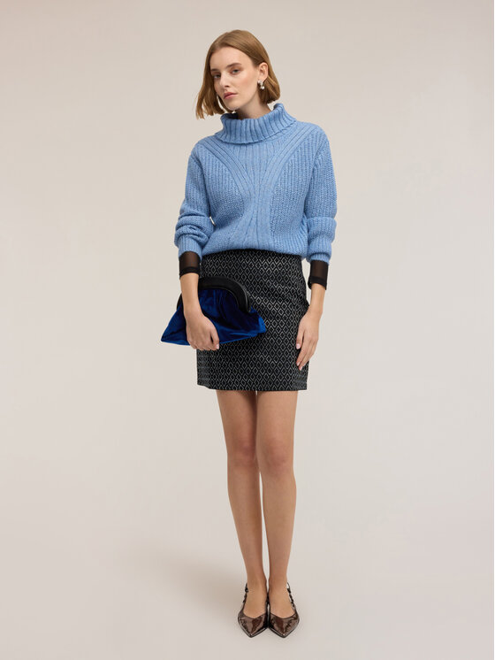 Motivi Motivi Maglione M529W003631N004 Turchese Regular Fit