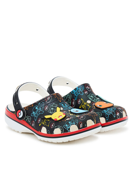 Crocs Crocs Klapki Pokémon Classic Clog 211344 Czarny