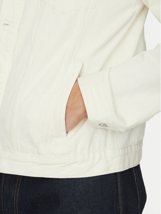 Tommy Hilfiger Tommy Hilfiger Džinsinė striukė MW0MW39212 Écru Regular Fit
