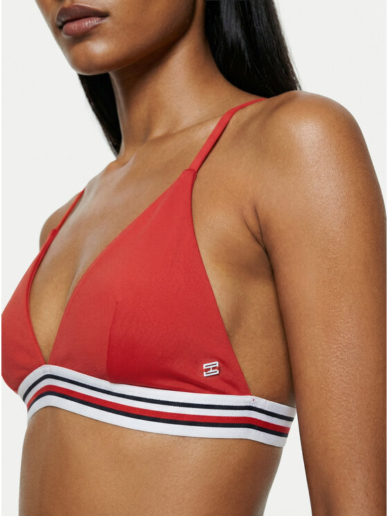 Tommy Hilfiger Tommy Hilfiger Bikini partea de sus Cheeky UW0UW06350 Roșu