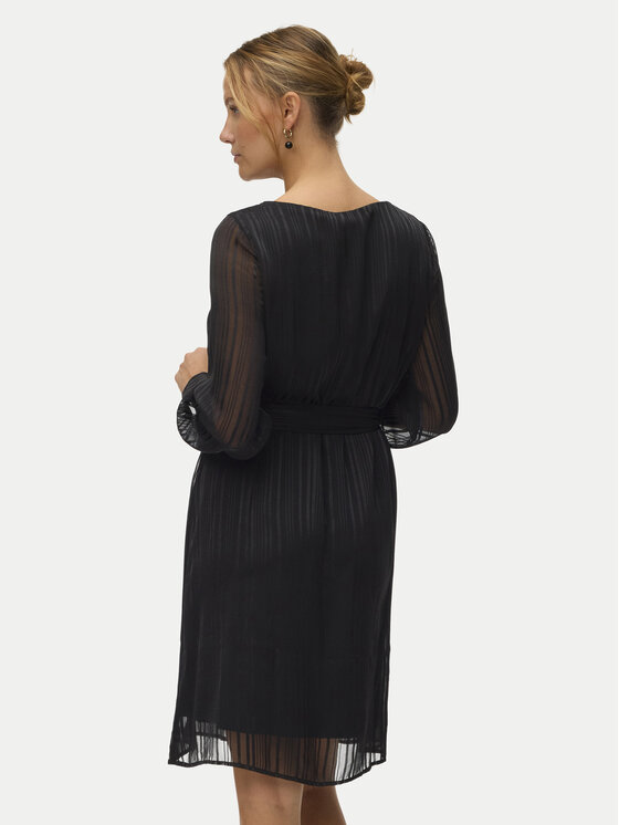 Vero Moda Vero Moda Kokteiļkleita Gedna 10335586 Melns Regular Fit