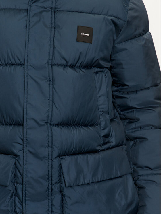 Calvin Klein Calvin Klein Ziemas mētelis K10K113465 Zils Regular Fit