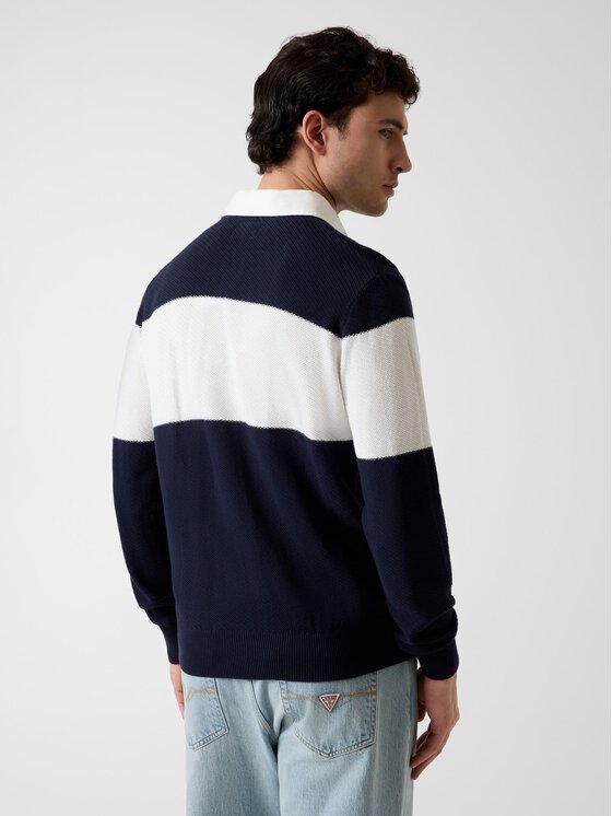 Guess Guess Sweter 181538 Niebieski Classic Fit
