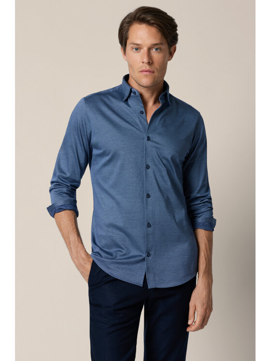 Lancerto Lancerto Koszula Aurello Regular KO073126000073 Niebieski Regular Fit