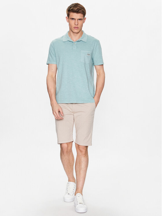 Guess Guess Шорти от плат Myron M3GD18 WFBZ3 Бежов Slim Fit