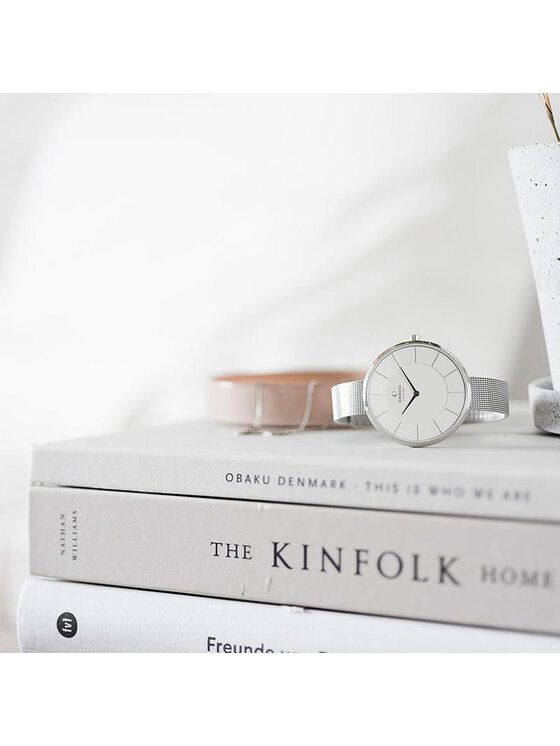 Obaku Obaku Hodinky V185LXCIMC Strieborná