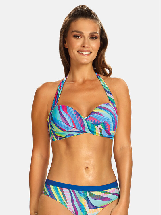 Góra od bikini, rozmiar XXL, Niebieski, FG20A-881