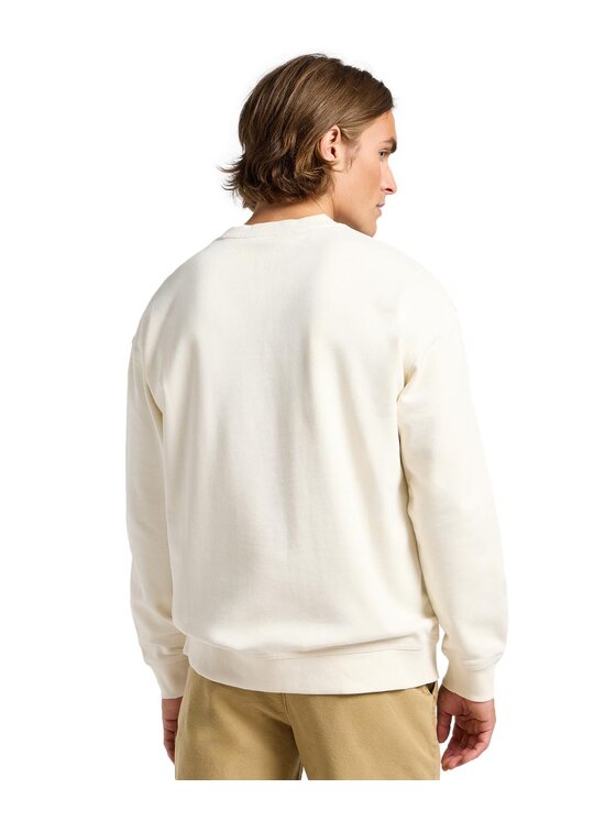 Lee Lee Bluza 112364228 Beżowy Relaxed Fit