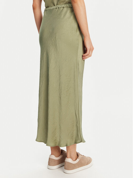 Marella Marella Gonna midi No 2513101055 Verde Regular Fit
