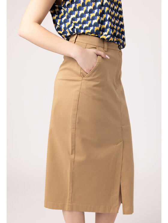 QUIOSQUE QUIOSQUE Sukňa Quiosque 7VS011103 Béžová Regular Fit