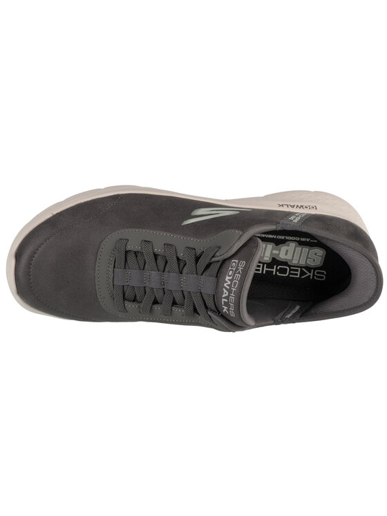Skechers Skechers Sneakersy Slip-Ins: GO Walk Flex - Smooth Motion Szary