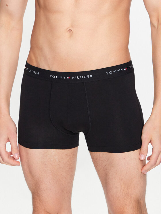 Tommy Hilfiger Tommy Hilfiger Súprava 3 kusov boxeriek UM0UM02763 Čierna