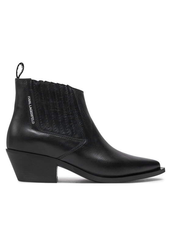 KARL LAGERFELD KARL LAGERFELD Polokozačky KL33244 Černá