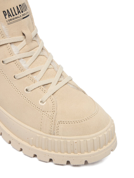 Palladium Palladium Schnürstiefeletten Pallashock Zip Warm 74353-210-M Beige