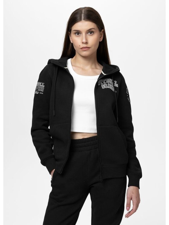 PITBULL PITBULL Bluza FIORA Czarny Regular Fit