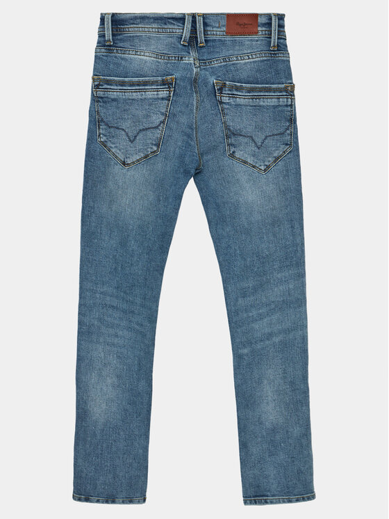 Pepe Jeans Pepe Jeans Jeansy Slim Jeans Jr PB202136MN5 Niebieski Slim Fit