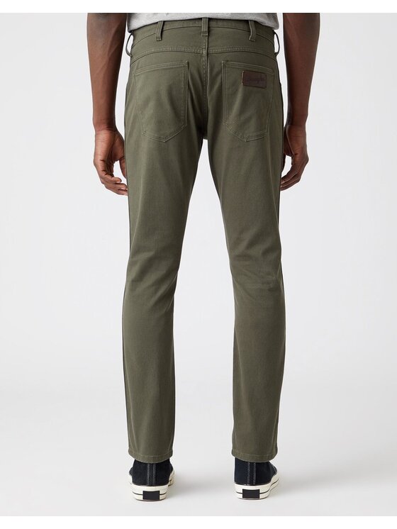 Wrangler Wrangler Pantaloni di tessuto LARSTON Verde Slim Fit