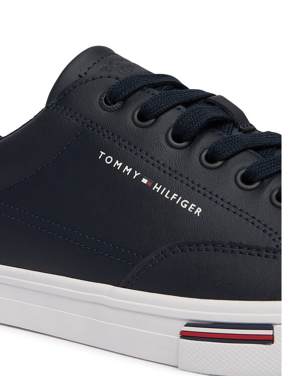 Tommy Hilfiger Tommy Hilfiger Tenis superge Vulc Core Rwb Long Lace Lth FM0FM05814 Mornarsko modra