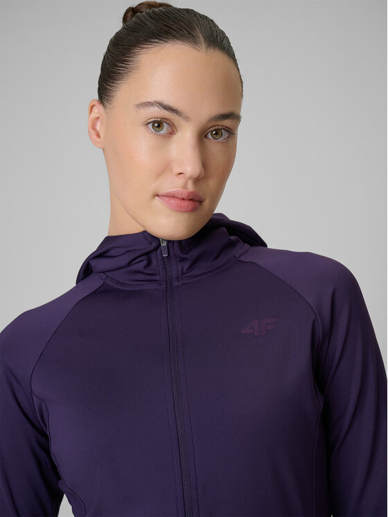 4F 4F Bluza MULTI ACTIVE Fioletowy Regular Fit