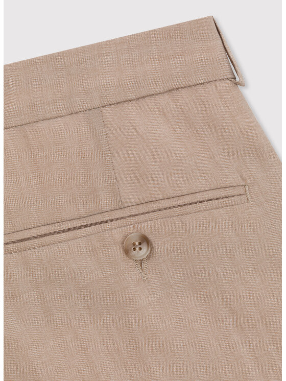 Pako Lorente Pako Lorente Spodnie garniturowe P24SP-6G-010 Beżowy Slim Fit