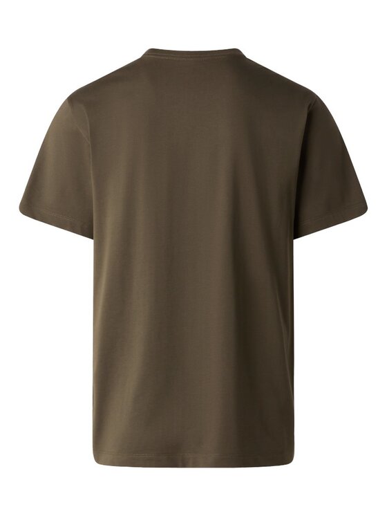 The North Face The North Face T-Shirt Evolution Simple Dome Tee Khaki Regular Fit