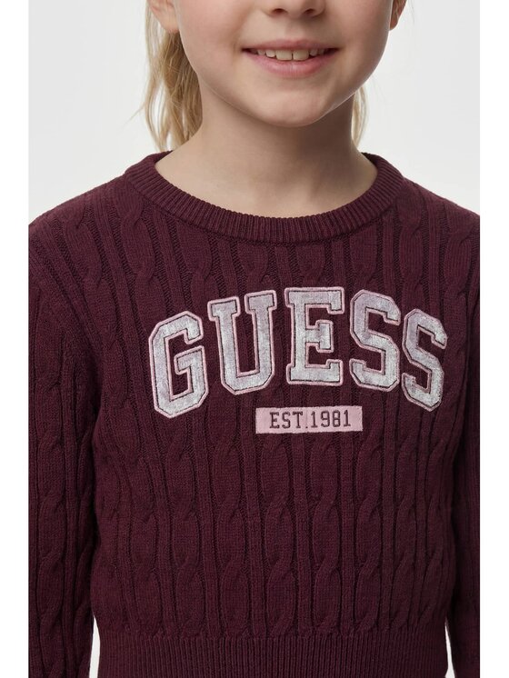 Guess Kids Guess Kids Svetr 183024 Hnědá Classic Fit