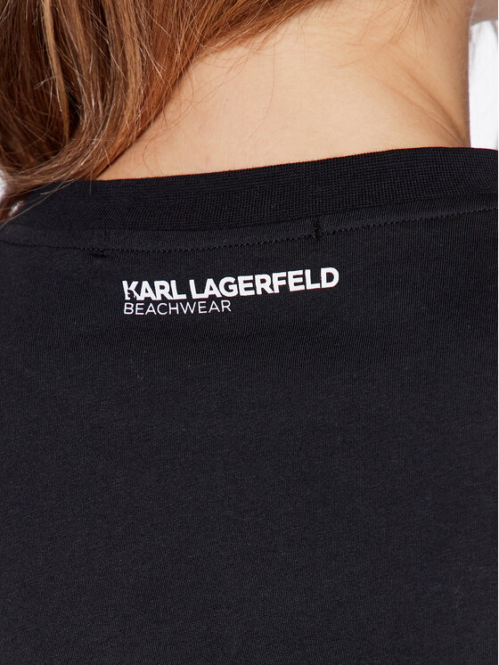 KARL LAGERFELD KARL LAGERFELD Haljina za svaki dan 230W2231 Crna Regular Fit