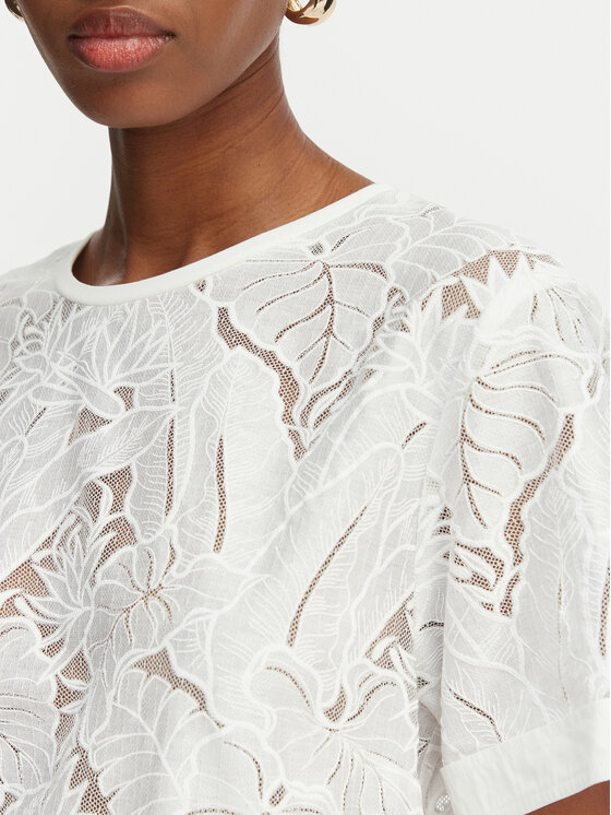 Guess Guess Blusa W6GH41 W1851 Bianco Regular Fit