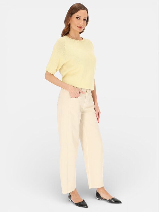 L’AF L’AF Jeansy Mario Beżowy Slouchy Fit
