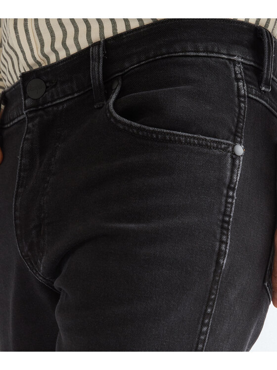 Wrangler Wrangler Jeansy 112386853 Czarny Straight Fit