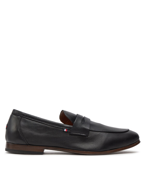 Tommy Hilfiger Slipper Casual Light Flexible Lth FM0FM04989 Schwarz Modivo