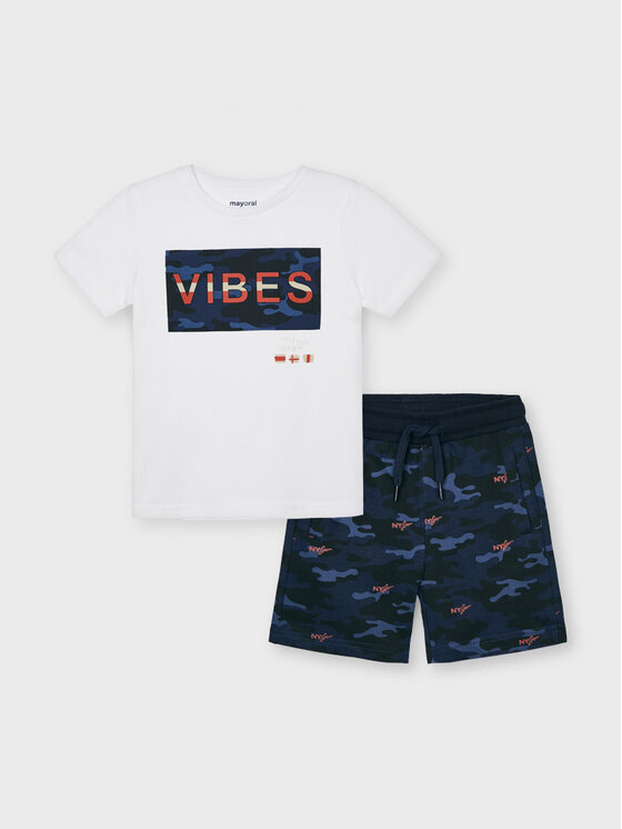 Completo T-shirt e pantaloncini 3645 Multicolore