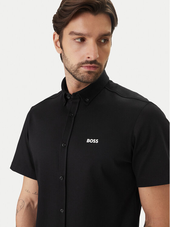 BOSS BOSS Koszula ST Motion 50555951 Czarny Regular Fit