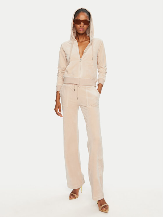 Juicy Couture Juicy Couture Долнище анцуг Del Ray JCAP180 Розов Regular Fit