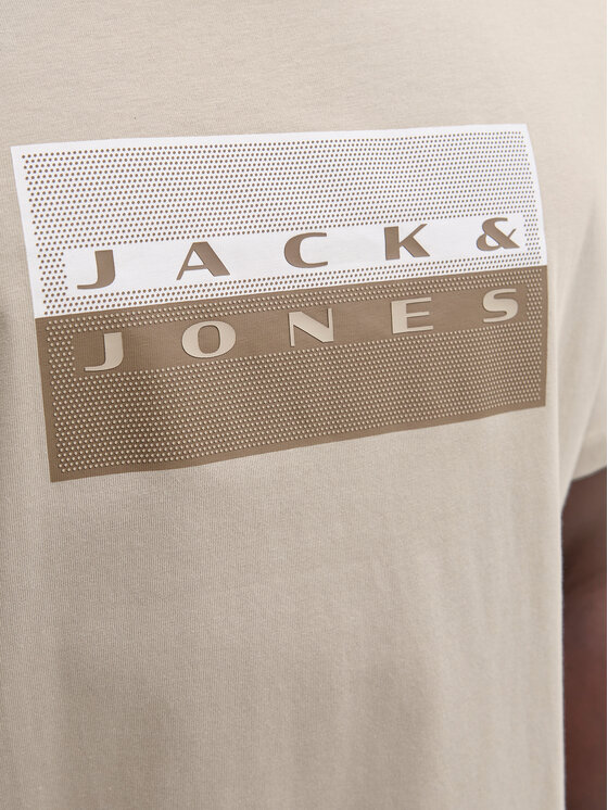 Jack & Jones Jack & Jones Тишърт Fusion 12289863 Сив Regular Fit
