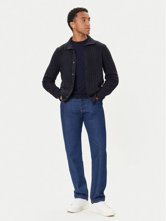 Guess Guess Кардиган M5BR43 Z2ZK2 Тъмносин Regular Fit