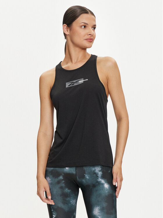 Reebok Reebok Top Id Train Sup Graphic Tank 100035755 Černá Regular Fit