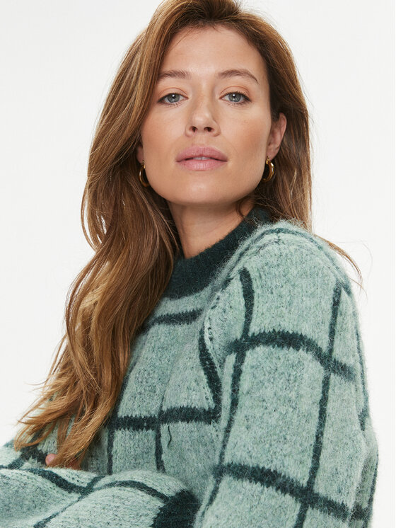 Guess Guess Maglione Nadia W3BR78 Z3BP0 Verde Regular Fit