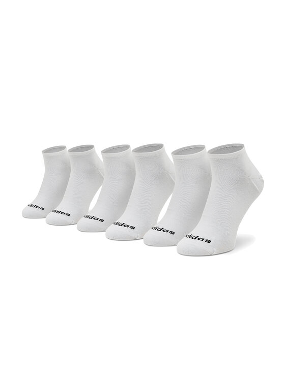 Set de 3 perechi de șosete joase unisex adidas Low Cut 3 Pp GE1382 White/Black