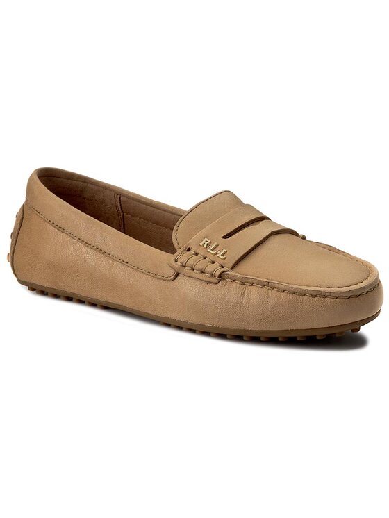 Lauren Ralph Lauren Mokasyny Belen N88 XZ4WT XY4WT XW4QR Br zowy
