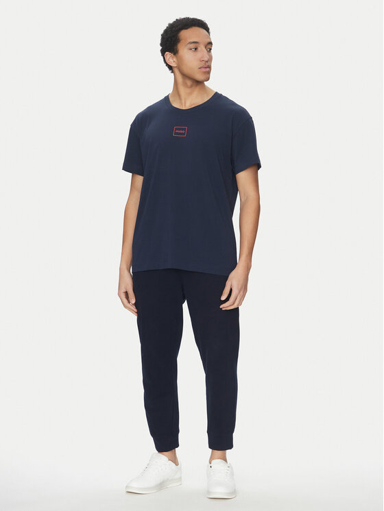 HUGO HUGO T-Shirt Laze 50525236 Granatowy Regular Fit