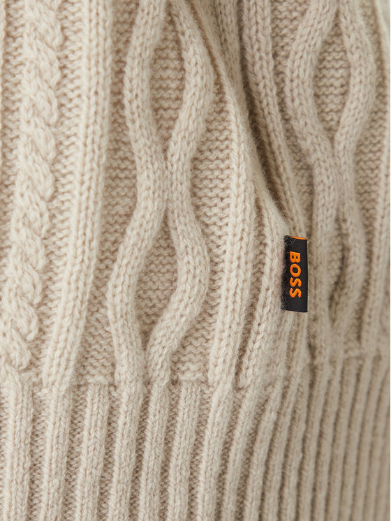 BOSS BOSS Maglione Kableto 50548689 Beige Regular Fit