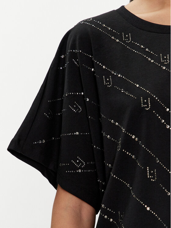 Liu Jo Liu Jo Tricou TA4174 JS003 Negru Regular Fit