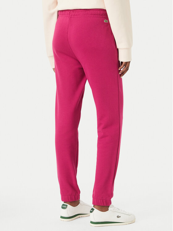 Lacoste Lacoste Pantaloni da tuta XF5268 Rosa scuro Regular Fit