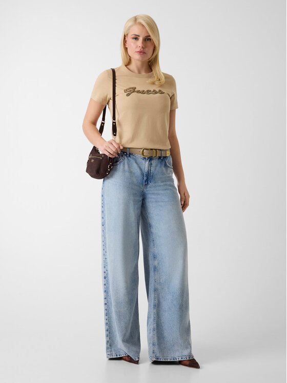 Guess Guess T-Shirt 182912 Μπεζ Classic Fit